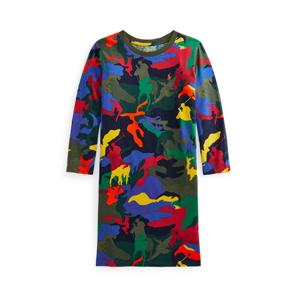 Robe t-shirt Big Pony jersey camouflage