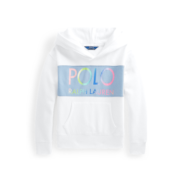 Sweat à capuche logo en molleton