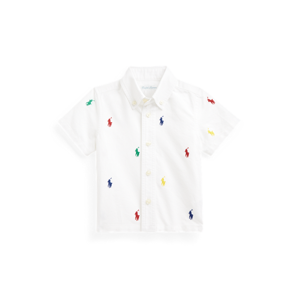 Chemise poney Polo en coton Oxford
