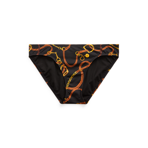 Bas de bikini shorty à motif bride