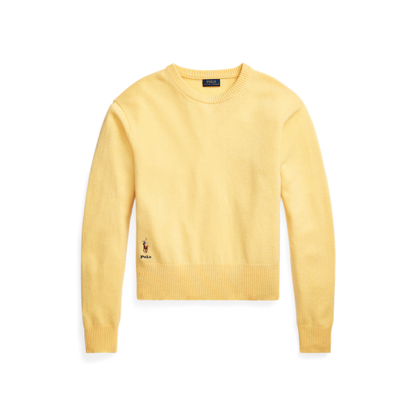 Pull col rond en laine mélangée