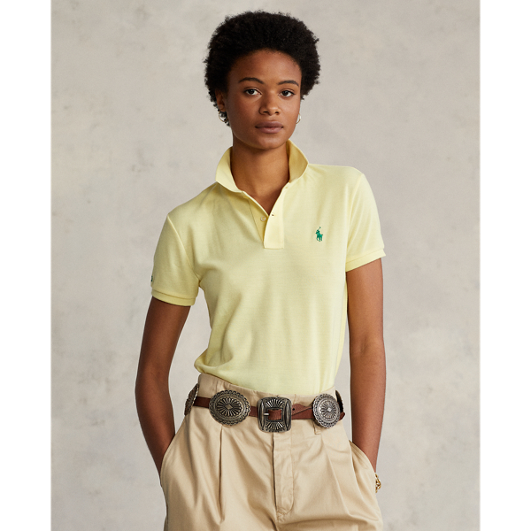 Descubrir 45+ imagen womens yellow ralph lauren polo shirt