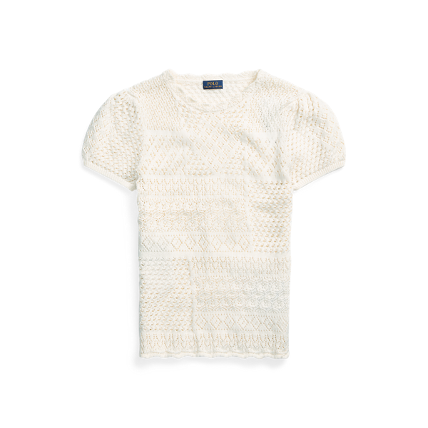 Chemise en pointelle de coton