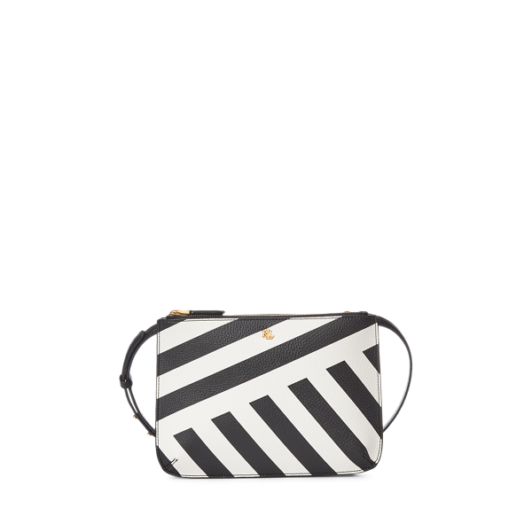 Sac à bandoulière Carter cuir vegan rayé