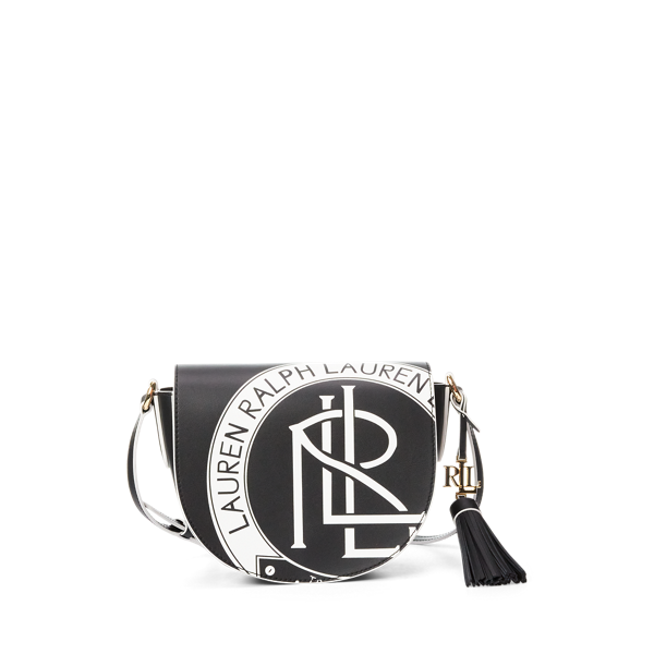 Sac à bandoulière moyen à logo en cuir