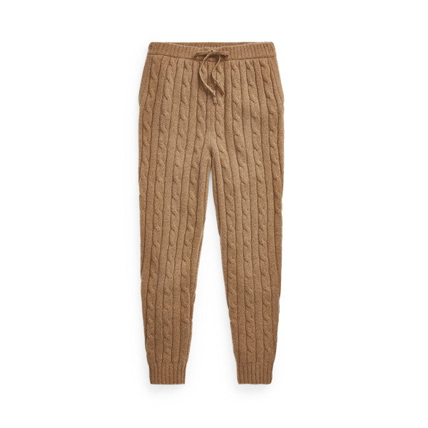 Pantalon jogging torsadé laine cachemire