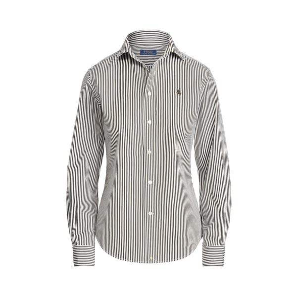 Chemise rayée classique en coton