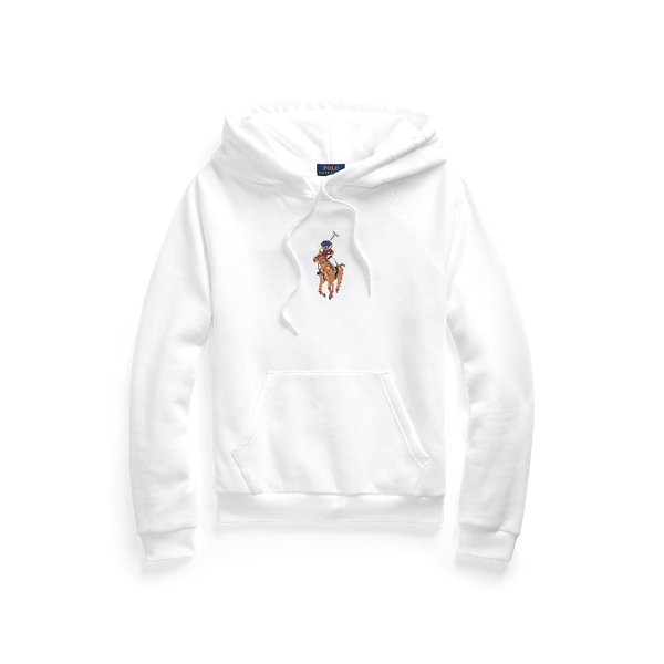 Sweat à capuche Polo Bear brodé