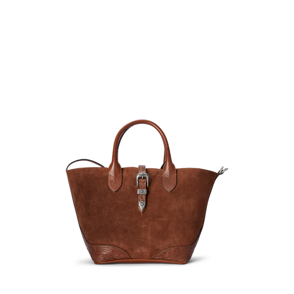 Cabas moyen Bellport en daim