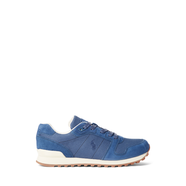 Baskets de course en daim et filet