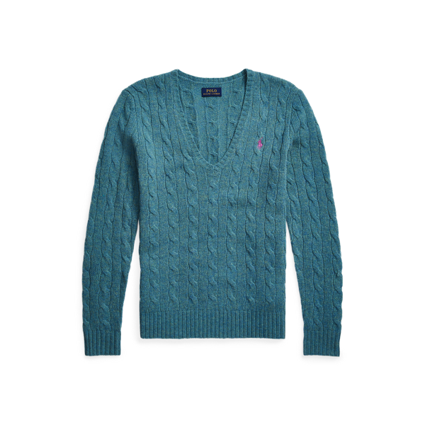 Pull en laine et cachemire torsadé