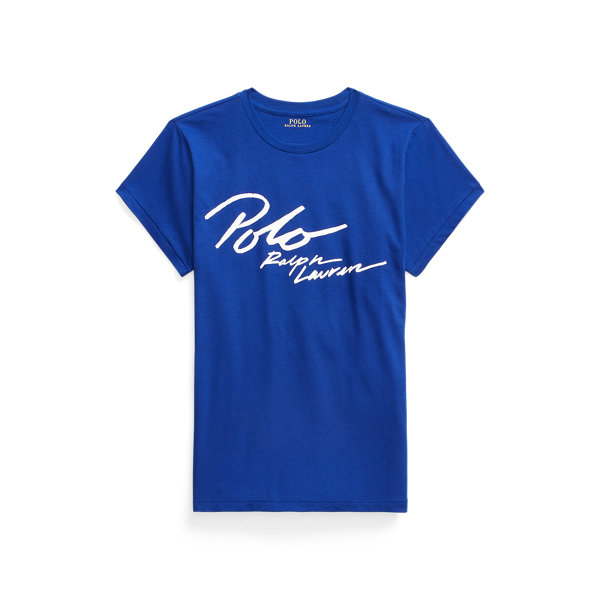 T-shirt à logo jersey de coton