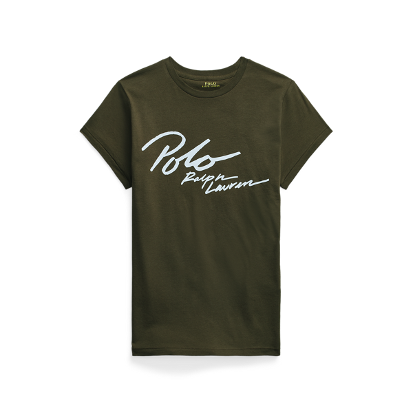 T-shirt à logo jersey de coton