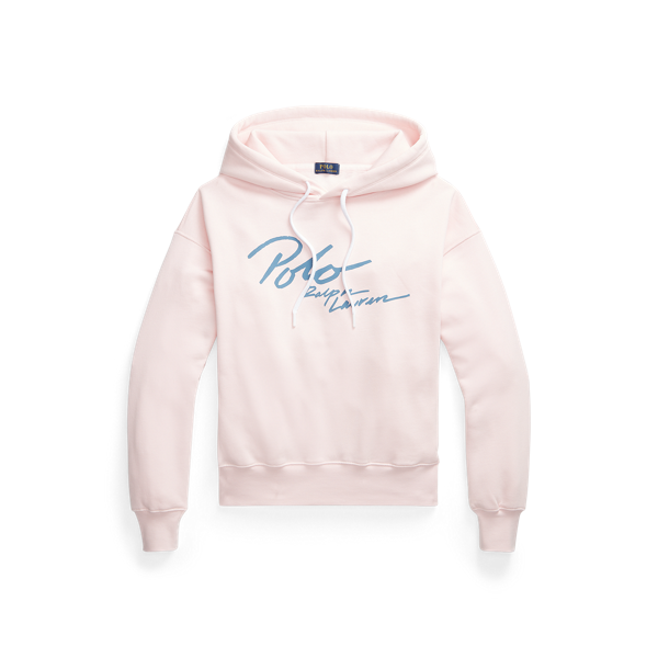 Sweat à capuche logo en molleton