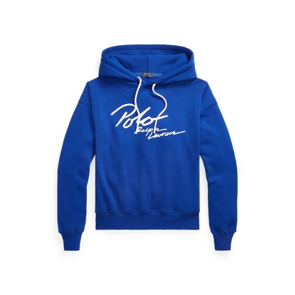 Sweat à capuche logo en molleton