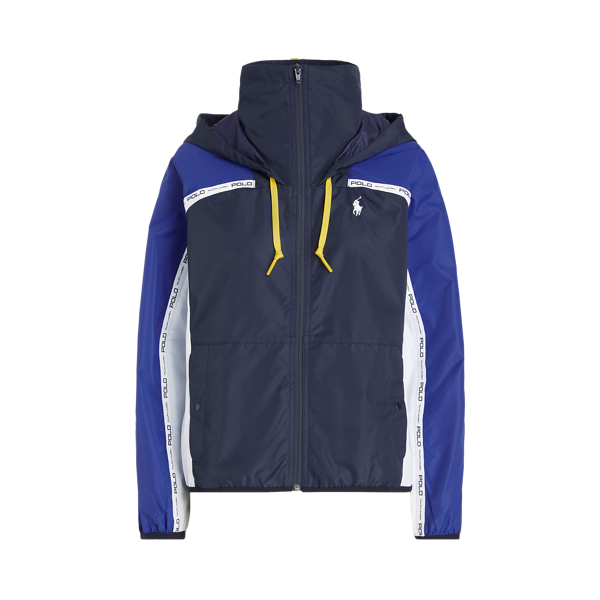 Coupe-vent à capuche hydrofuge