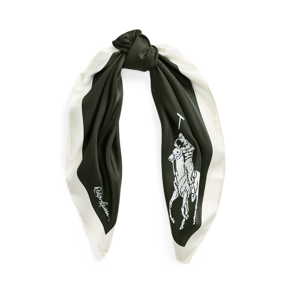 Foulard en soie Big Pony
