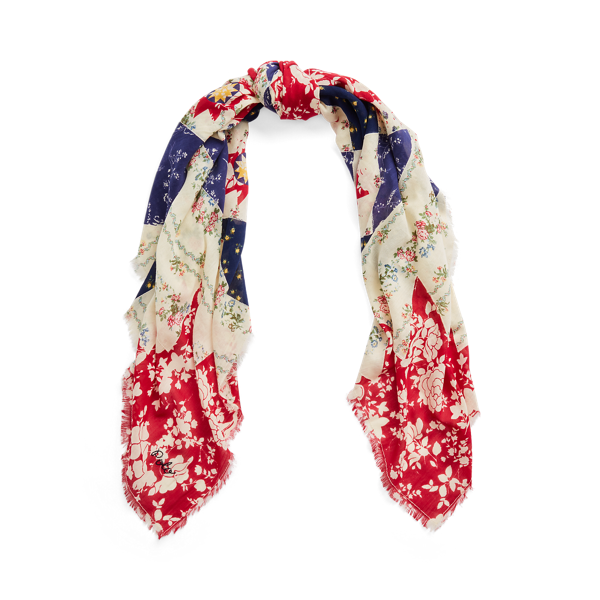 Écharpe matelassée en coton