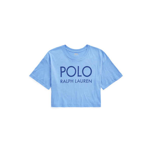 T-shirt court en coton à logo