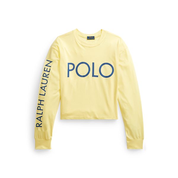 T-shirt court en coton à logo