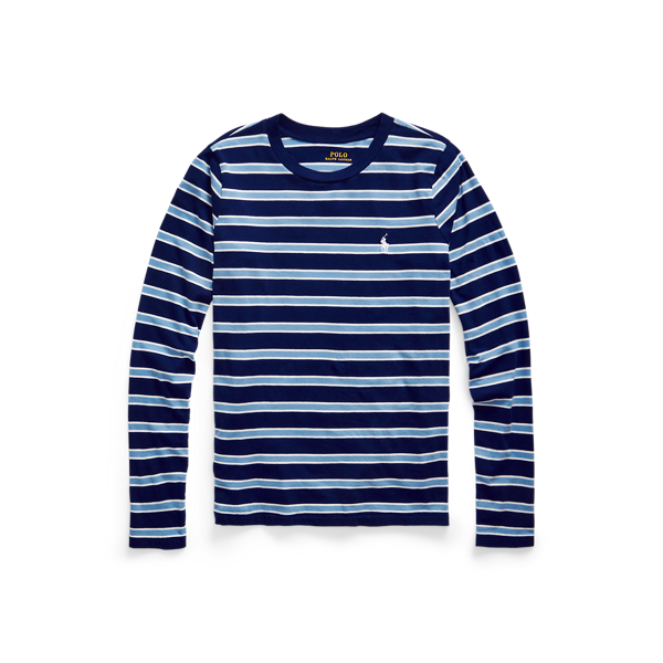 T-shirt rayé à manches longues