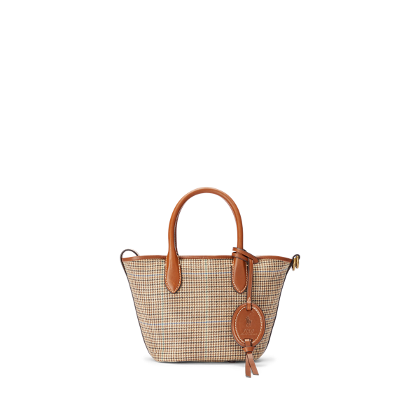 Mini cabas Bellport motif pied-de-poule