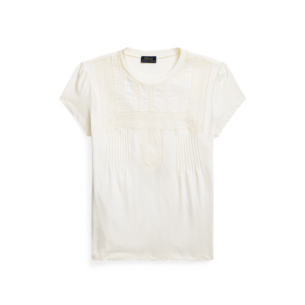 Pull à manches courtes à plastron