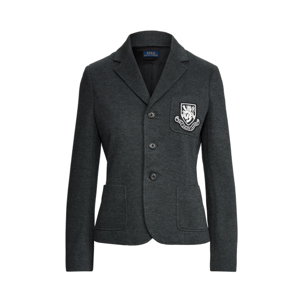 Blazer en jacquard maille double