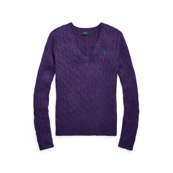 Pull en laine et cachemire torsadé