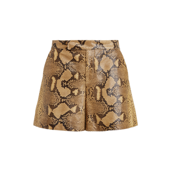 Short Chelsey en cuir de chèvre gaufré