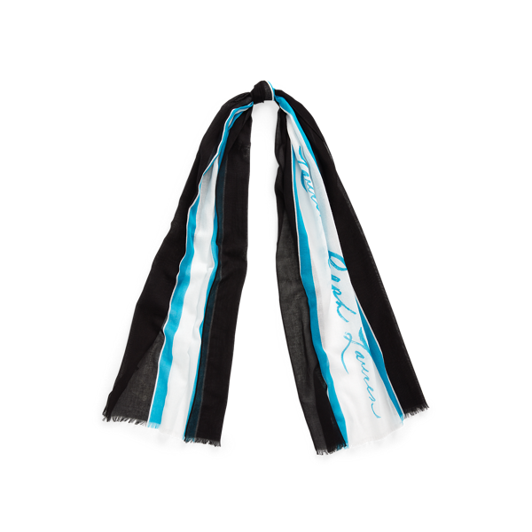 Foulard oblong Brea en coton