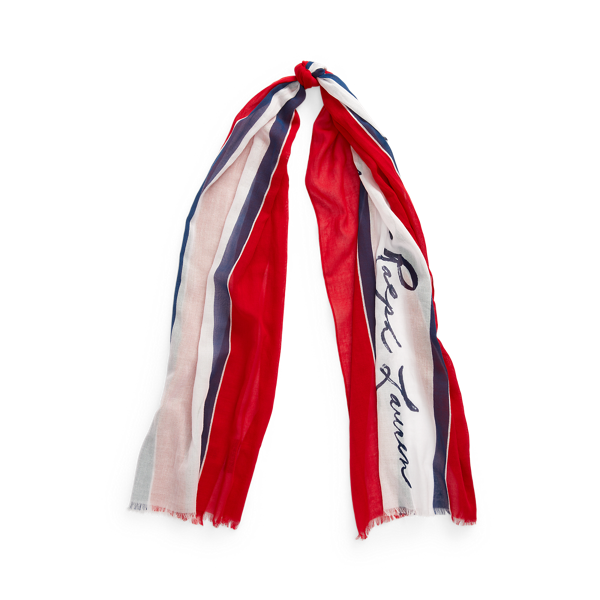 Foulard oblong Brea en coton