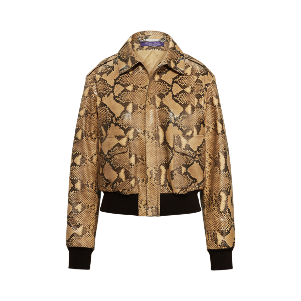 Bomber Lyle en agneau gaufré