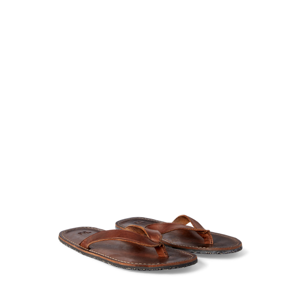 RRL Leren slipper 2
