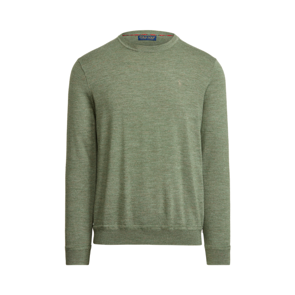 Pull à col rond en laine lavable