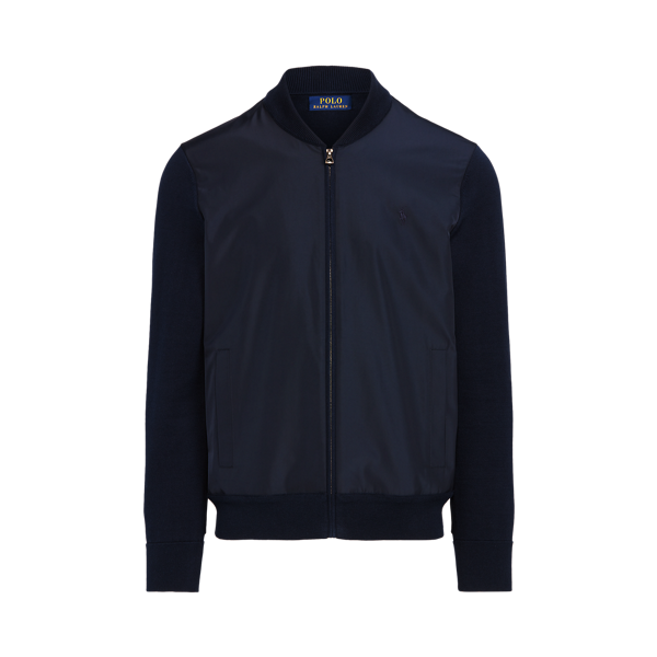 Pull hybride entièrement zippé