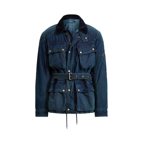 Veste ceinturée en denim