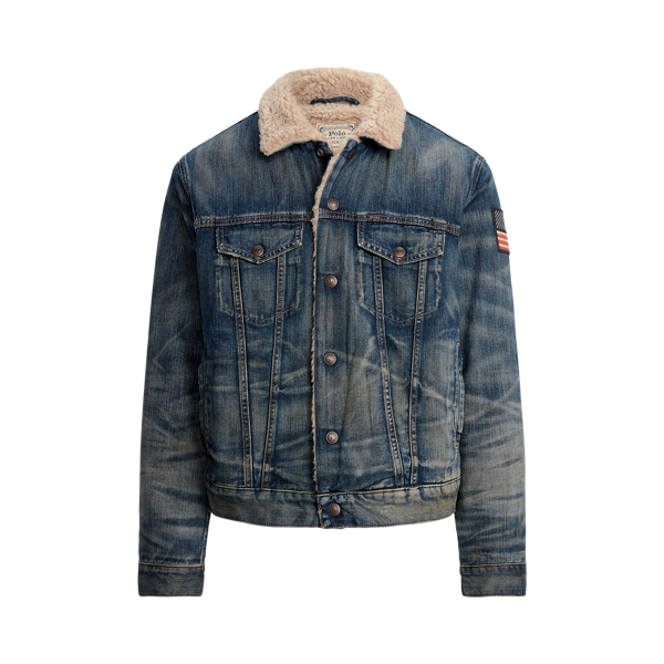 denim polo ralph lauren coats & jackets