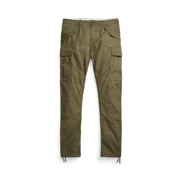 Pantalon cargo slim en toile