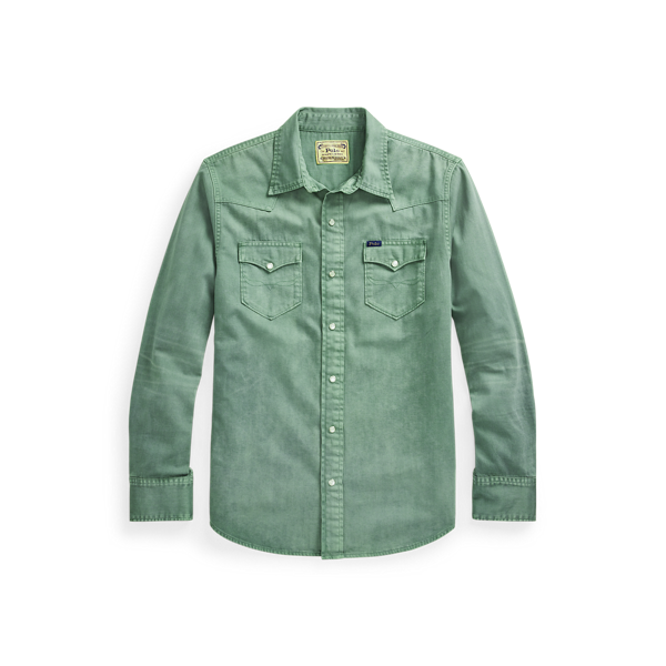 Chemise western classique en denim