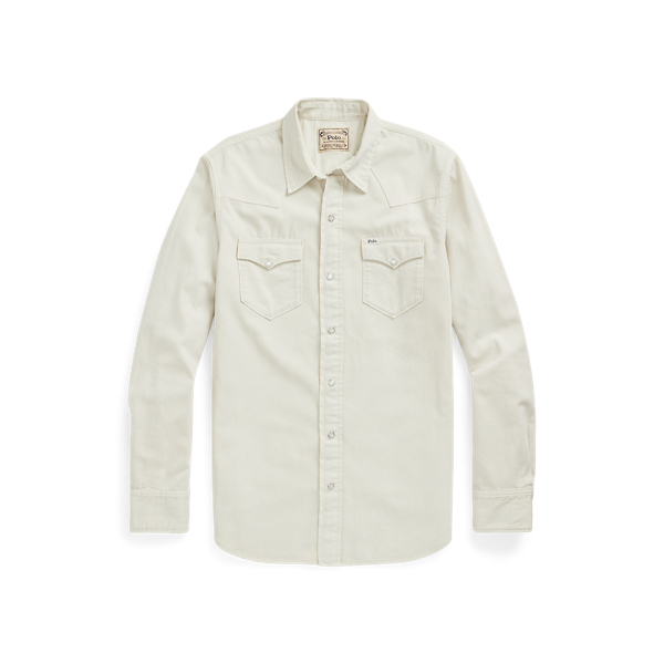 Camisa Western Classic-Fit em denim