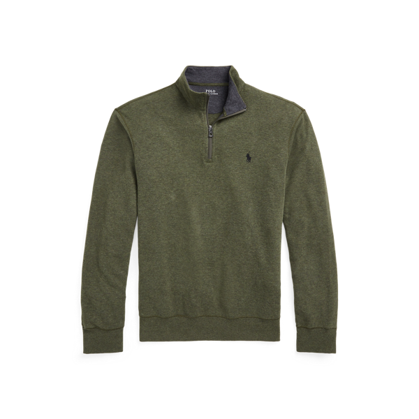 Pull demi-zippé en jersey luxueux