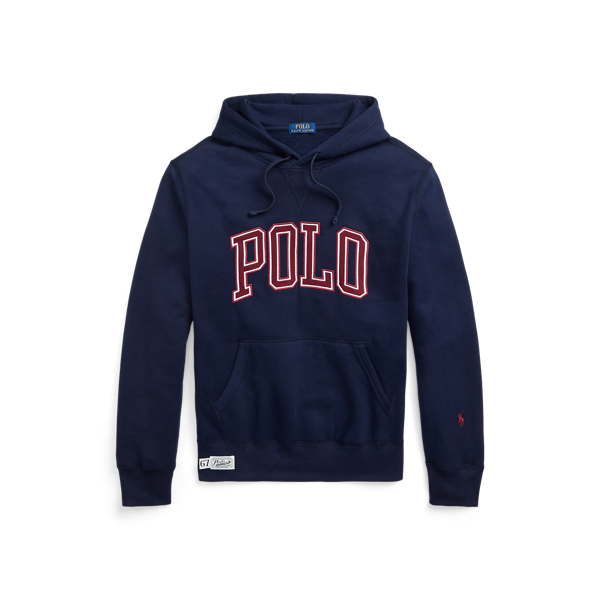 Le sweat à capuche logo RL en molleton