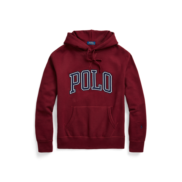 Le sweat à capuche logo RL en molleton