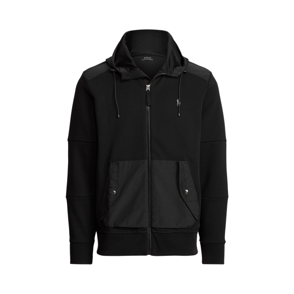 Sweat à capuche hybride zippé