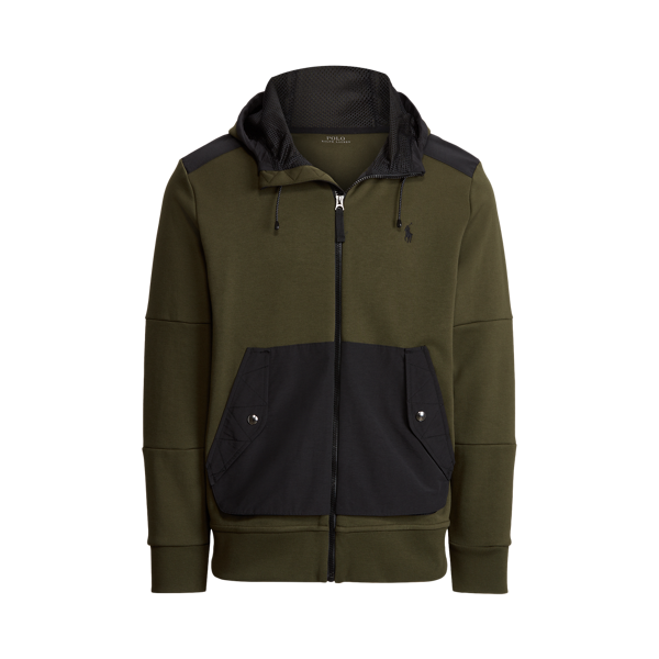 Sweat à capuche hybride zippé