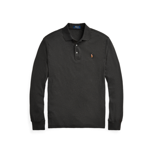 Polo à manches longues coton doux