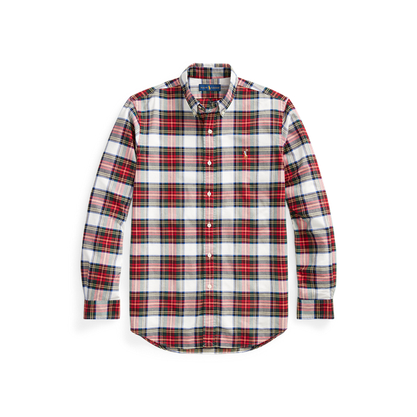 Polo Ralph Lauren Classic Fit Plaid Oxford Shirt In Multi