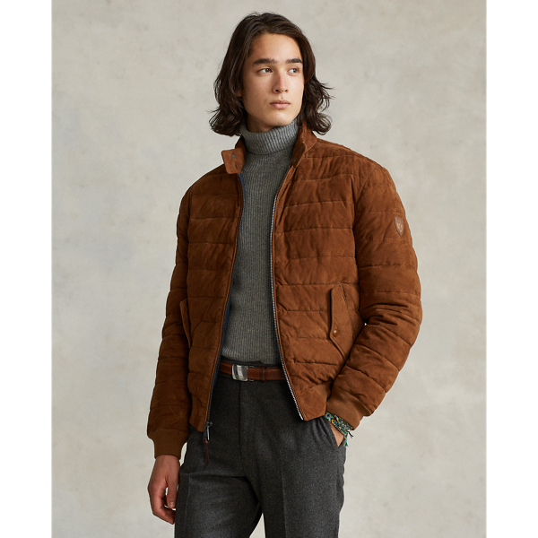 Quilted Suede Jacket