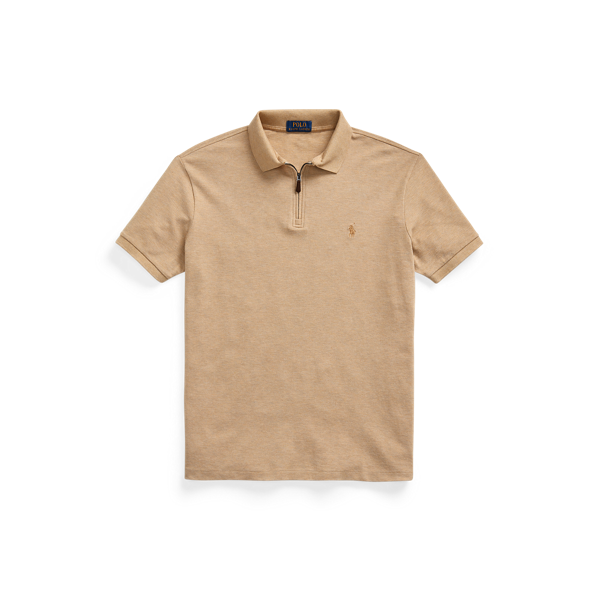 Polo coupe ajustée en piqué stretch